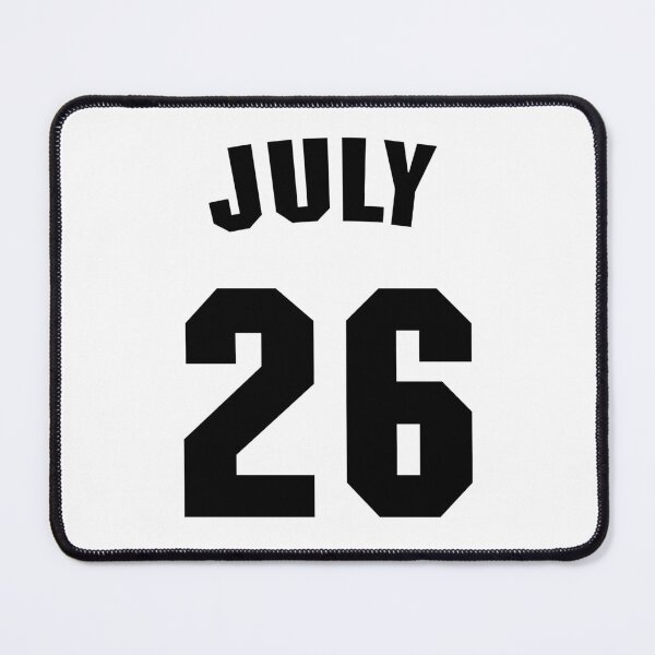 Item preview, Date of birth 26 July birthday gift sport design designed and sold by Panya-Design.