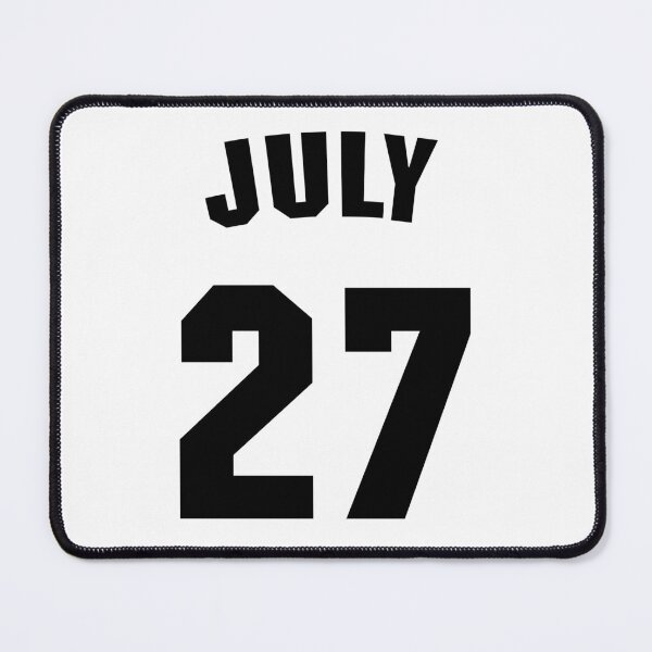 Item preview, Date of birth 27 July birthday gift sport design designed and sold by Panya-Design.