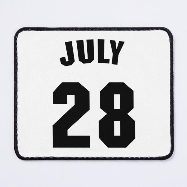 Item preview, Date of birth 28 July birthday gift sport design designed and sold by Panya-Design.
