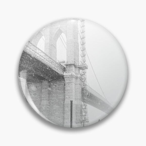 Item preview, The Brooklyn Bridge in the snow designed and sold by ShootFirstNYC.