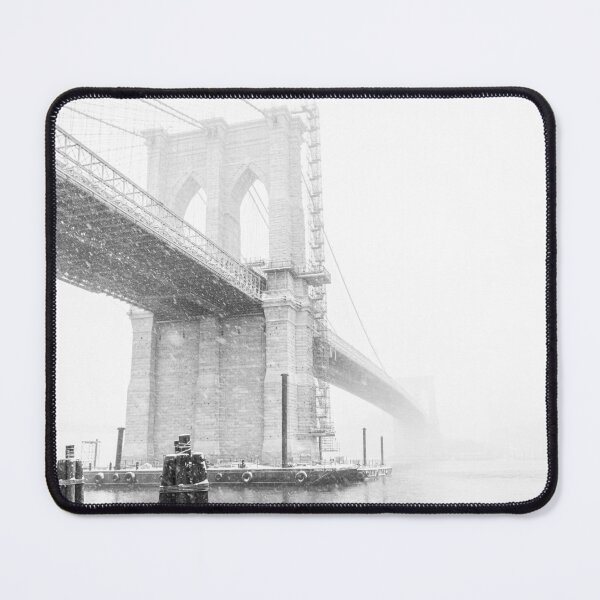 Item preview, The Brooklyn Bridge in the snow designed and sold by ShootFirstNYC.