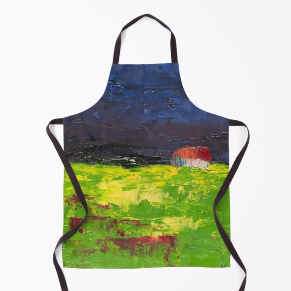 Item preview, Absract Landscape Oil Painting Print designed and sold by NatalyMak.