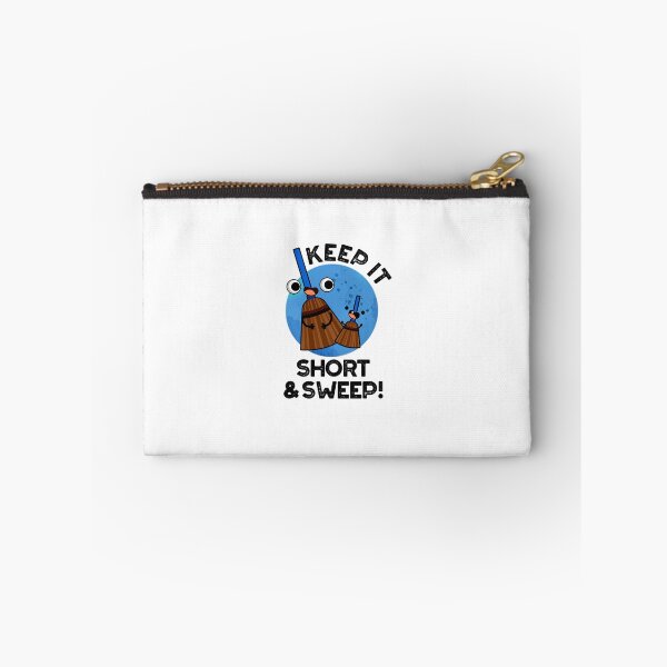 Item preview, Keep It Short And Sweet Funny Broom Puns  designed and sold by punnybone.