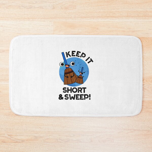 Item preview, Keep It Short And Sweet Funny Broom Puns  designed and sold by punnybone.