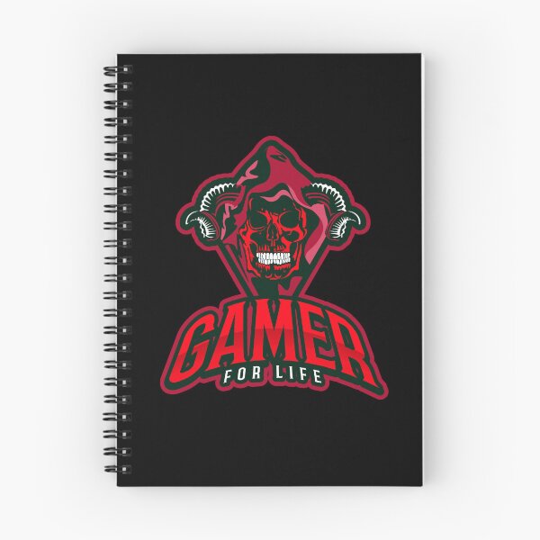 Item preview, Gamer for Life with Evil Horned Skull designed and sold by PRIVARSHU.
