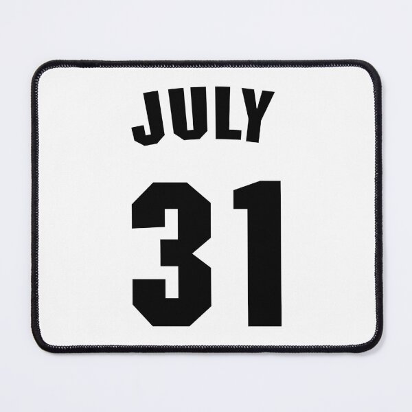 Item preview, Date of birth 31 July birthday gift sport design designed and sold by Panya-Design.