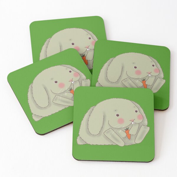 Item preview, Furry bunny with carrot designed and sold by Carlota Fu.