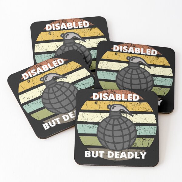 Item preview, Disabled but deadly designed and sold by Tanuja  Sharma.