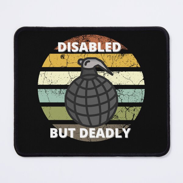 Item preview, Disabled but deadly designed and sold by Tanuja  Sharma.