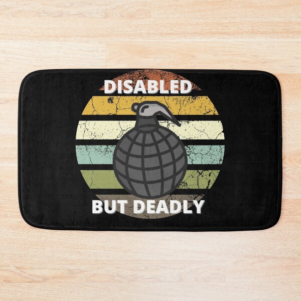 Item preview, Disabled but deadly designed and sold by Tanuja  Sharma.