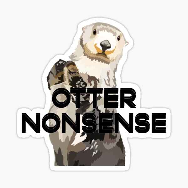 Item preview, O steht für Otter, Otter – Verspielte und neugierige Säugetier-Wildtier-Illustration designed and sold by thezoogirl.