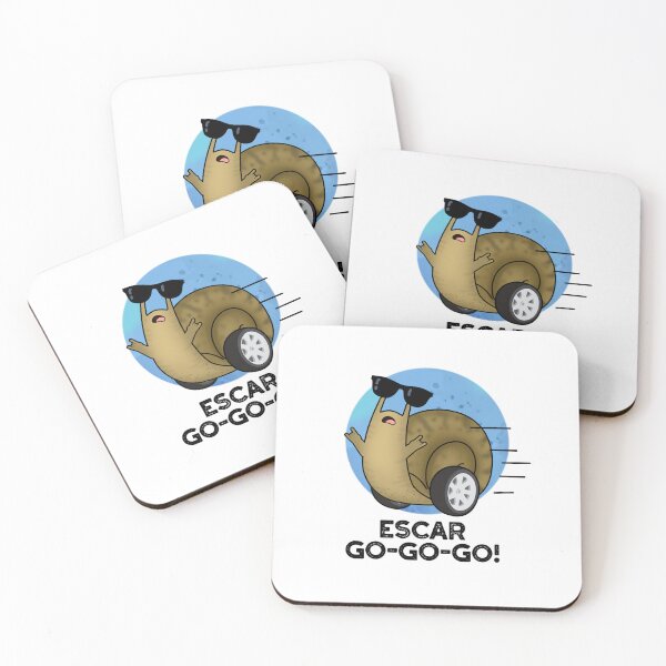 Item preview, Escar-go-go-go Funny Escargot Puns  designed and sold by punnybone.