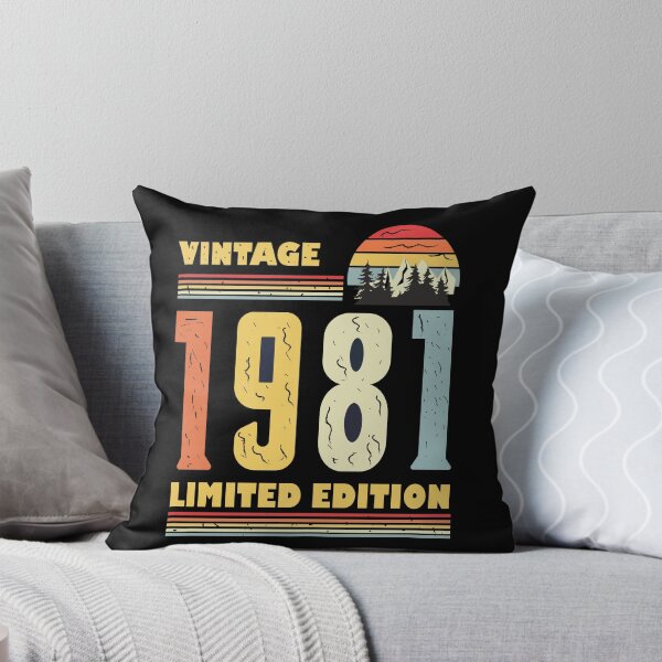 Item preview, vintage limited edition Personalize Vintage 1981 Limited Edition Long Sleeves For Men or Women, Born in 1981 Sweatshirt, 41 Years Old Retro Classic designed and sold by SimoSaladain.