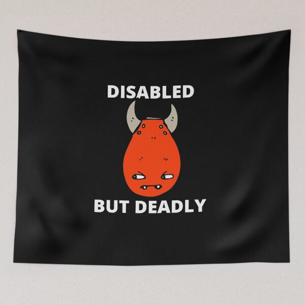 Item preview, Disabled but deadly designed and sold by Tanuja  Sharma.