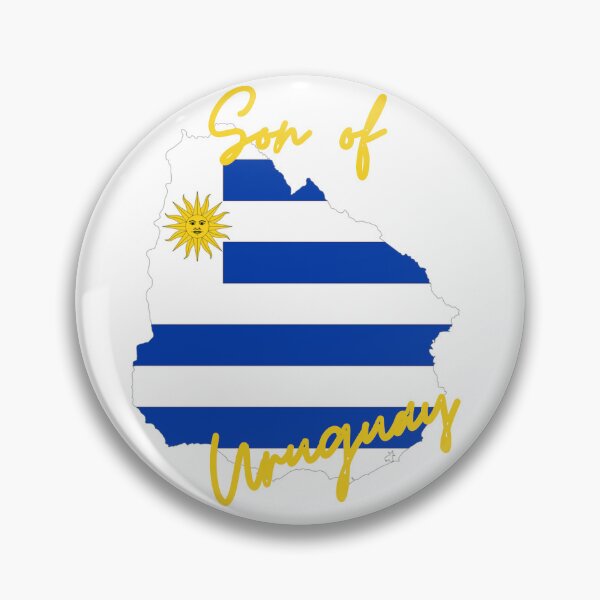 Item preview, Son of Uruguay Map Flag designed and sold by NovawayDirect.