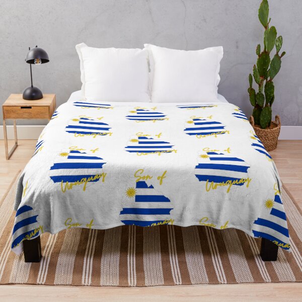 Item preview, Son of Uruguay Map Flag designed and sold by NovawayDirect.