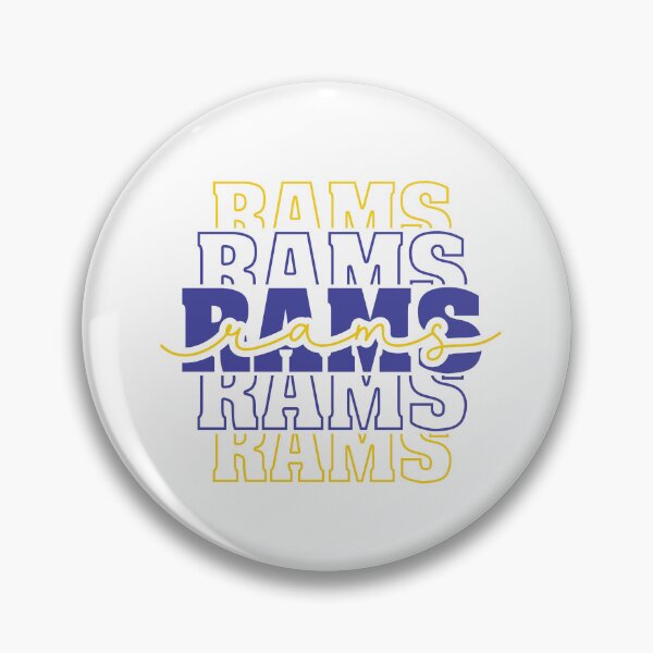 Item preview, Rams Monogram American Football designed and sold by piipiece.
