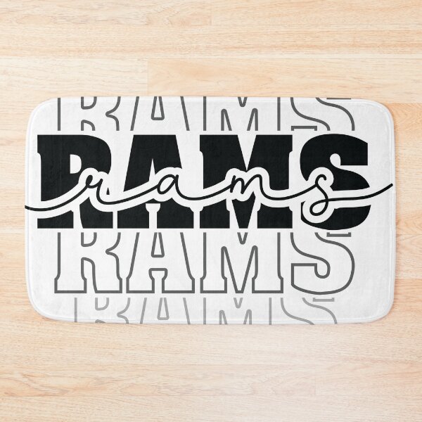 Item preview, Rams Monogram American Football designed and sold by piipiece.