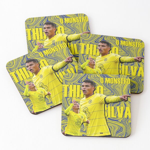 Item preview, O Monstro - Thiago Silva - yellow & blue designed and sold by Beautifutebol.
