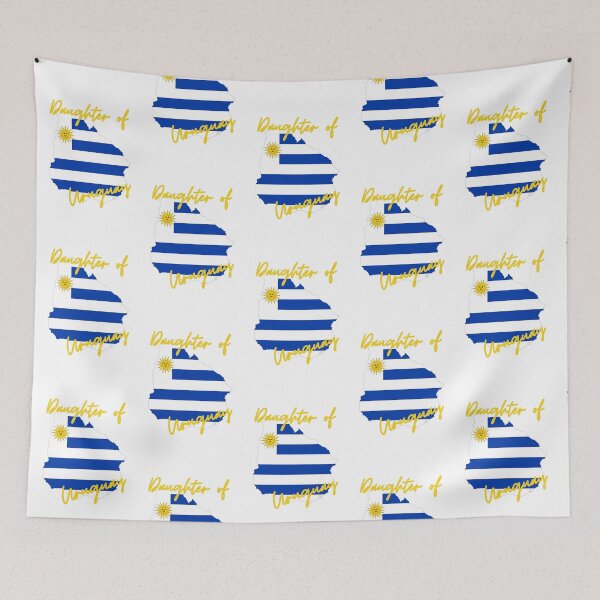 Item preview, Daughter of Uruguay Map Flag designed and sold by NovawayDirect.
