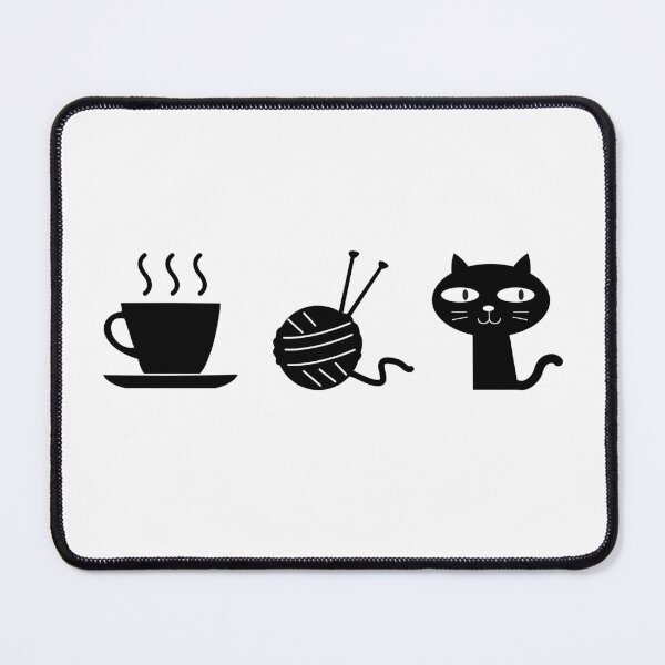 Item preview, Coffee. Dogs. Knitting designed and sold by TheGreenGoat.
