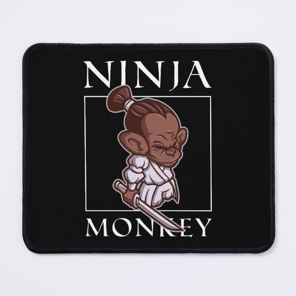 Item preview, Ninja Monkey - Ninja Warrior - Shinobi - Funny designed and sold by WIZECROW.