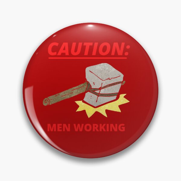 Item preview, Caution Men Working -  Woodworking Carpentry Fun Graphic - Fun Woodworking Gifts  designed and sold by WoodWorkingInc.