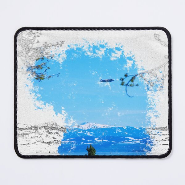 Item preview, Lake Constance and snow-capped mountains in spring Picture, sketch, drawing designed and sold by frankuffmann.