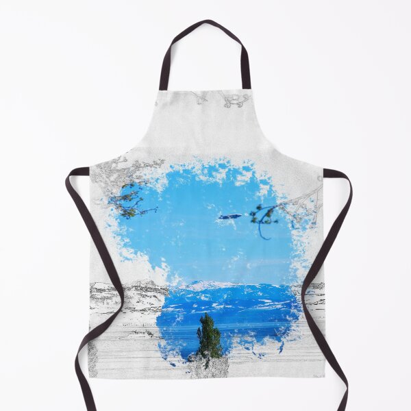 Item preview, Lake Constance and snow-capped mountains in spring Picture, sketch, drawing designed and sold by frankuffmann.