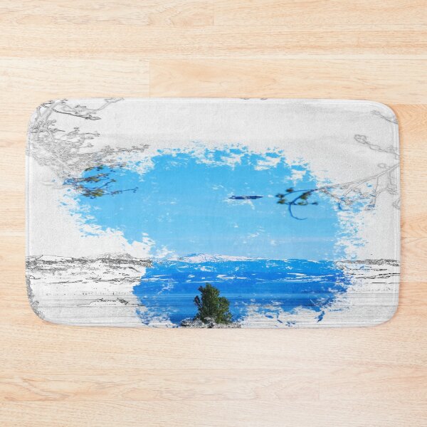Item preview, Lake Constance and snow-capped mountains in spring Picture, sketch, drawing designed and sold by frankuffmann.
