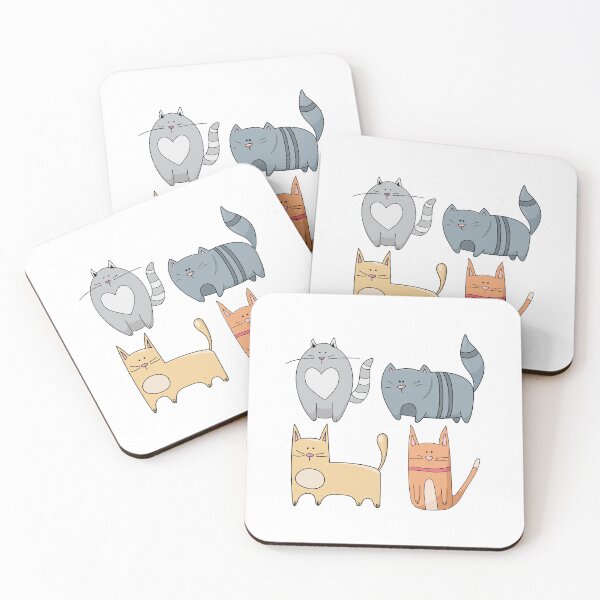 Item preview, cuatro gatos designed and sold by Dead-Poule.