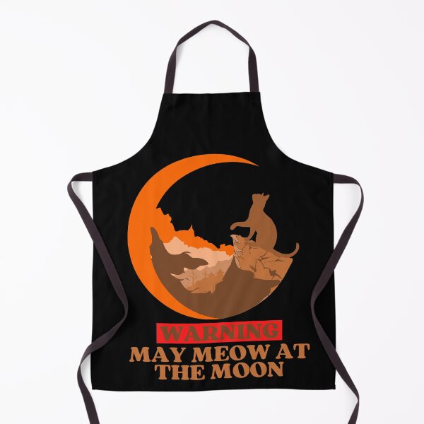 Item preview, WARNING MAY MEOW AT THE MOON - Funny Cat Pictures With Cat Sayings and Captions designed and sold by FunnyCatsFam.