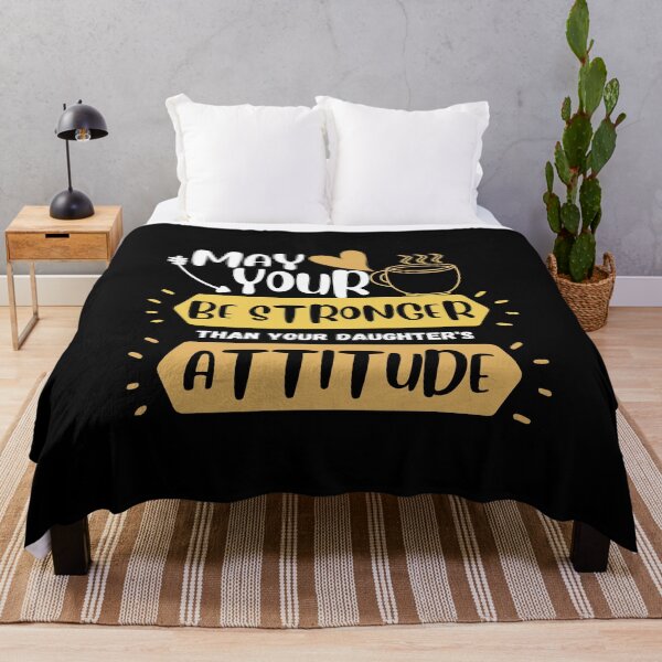 Item preview, Funny Mom Quote: May Your Coffee Be Stronger Than Your Daughter's Attitude designed and sold by AmeliaStore1.