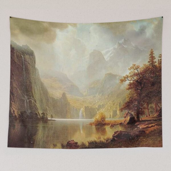 Item preview, Tranquil Sunset Reflections in a Lush Forest Landscape designed and sold by SweetMySpot.