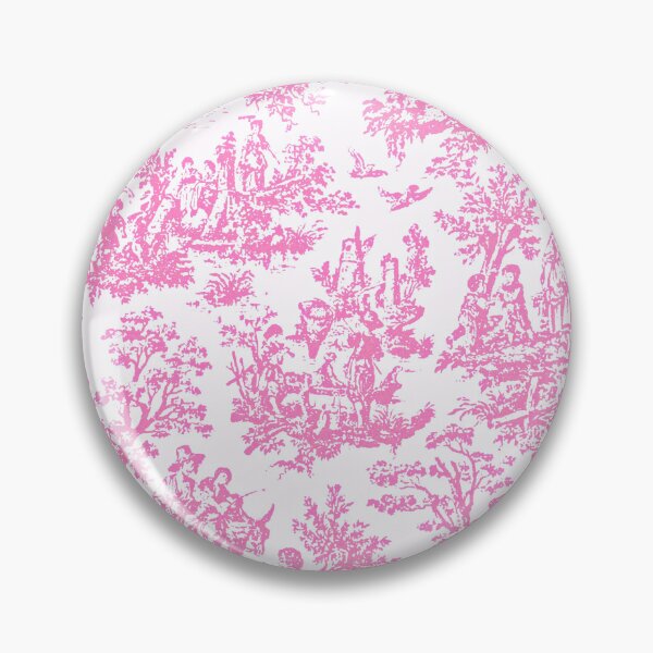 Artikelvorschau, NOMADES Artsy vintage Toile de Jouy - light pink and white, valentine's special entworfen und verkauft von Nomades.