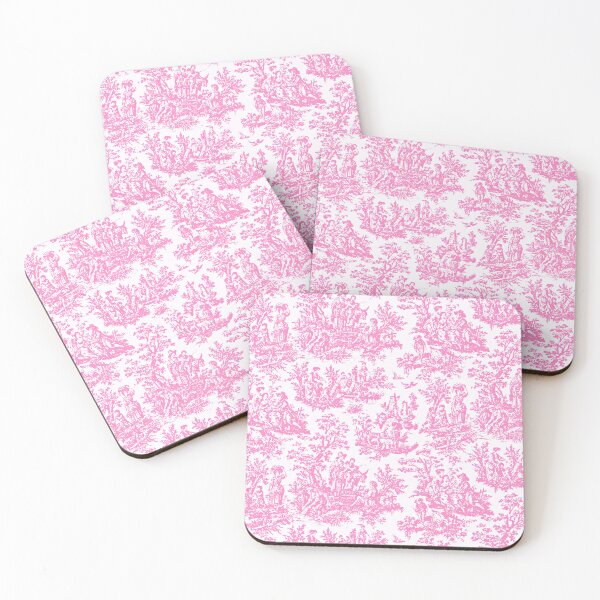 Artikelvorschau, NOMADES Artsy vintage Toile de Jouy - light pink and white, valentine's special entworfen und verkauft von Nomades.