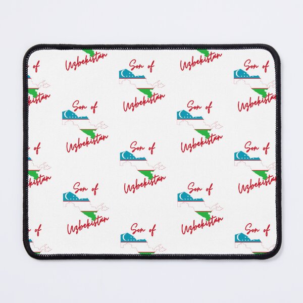 Item preview, Son of Uzbekistan Map Flag designed and sold by NovawayDirect.