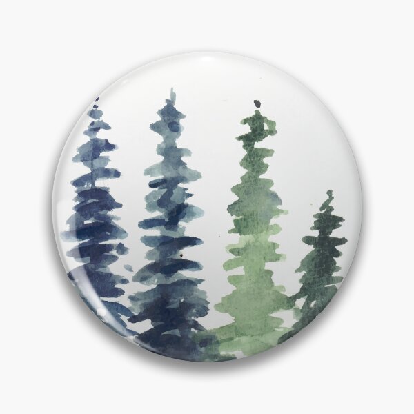 Item preview, Pine Trees Watercolor designed and sold by Yorda Creative.