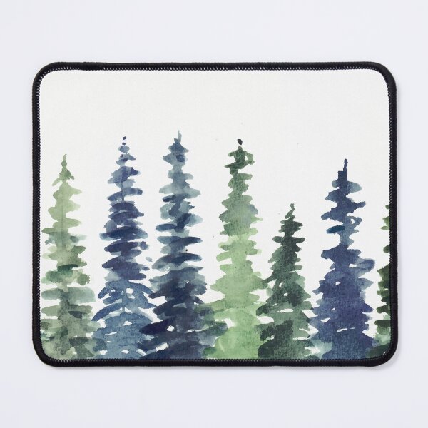 Item preview, Pine Trees Watercolor designed and sold by Yorda Creative.