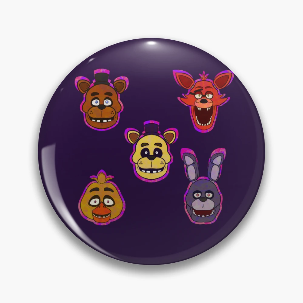 FNAF 1 - All characters Pin for Sale by MariaTheDemon05