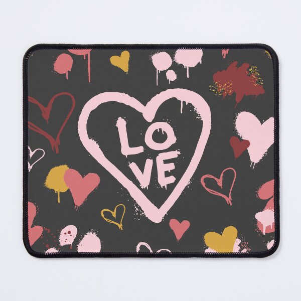 Item preview, Urban Valentine's Day Grunge Love Heart Graffiti designed and sold by Krysanthe.
