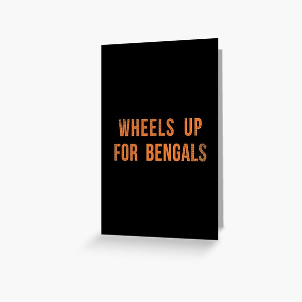 Let's Go Bengals Greeting Card