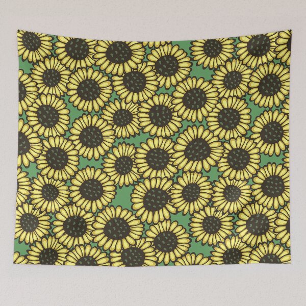 Item preview, Hand Drawn Sunflowers Pattern designed and sold by Hic21.