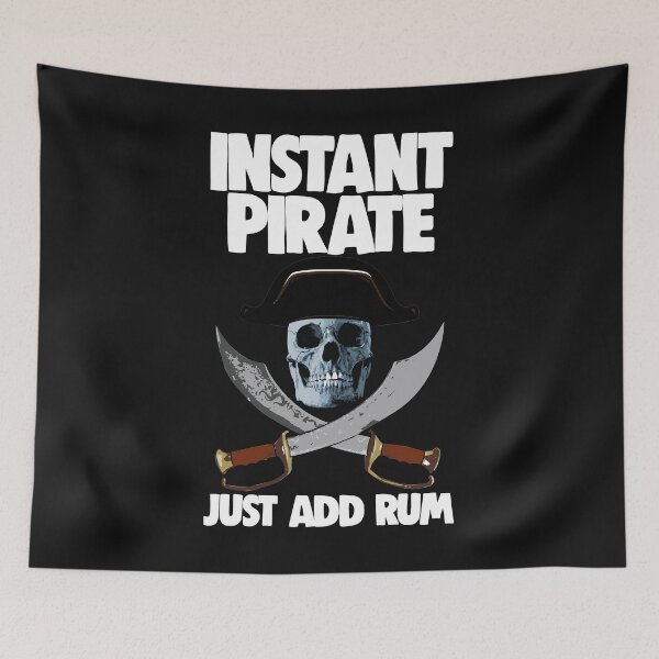 Item preview, Instant Pirate Just Add Rum designed and sold by Bendthetrend.