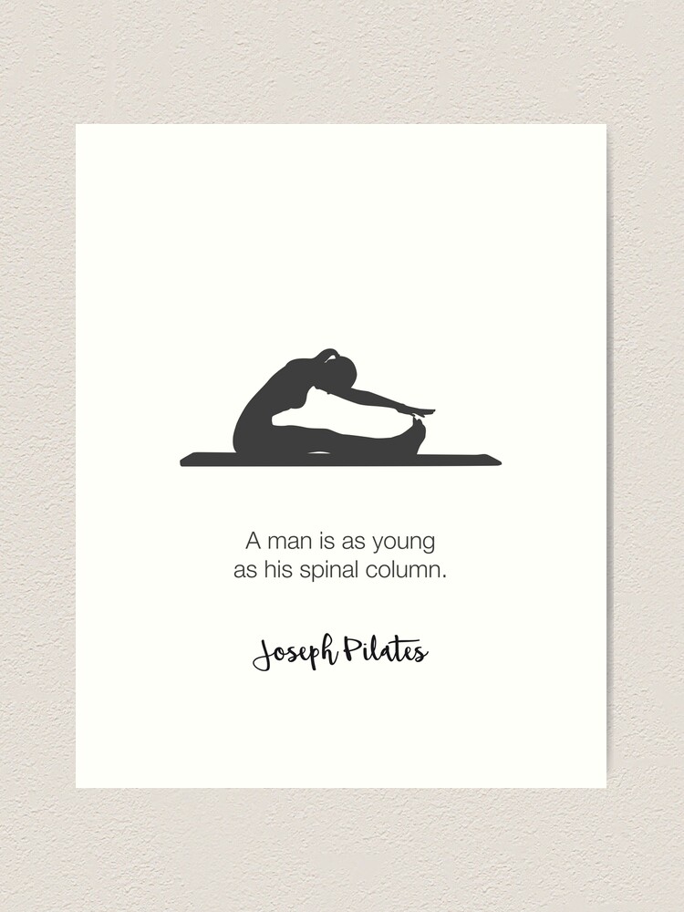 PILATES INSPIRATIONAL QUOTE Art Print for Sale by WArtdesign