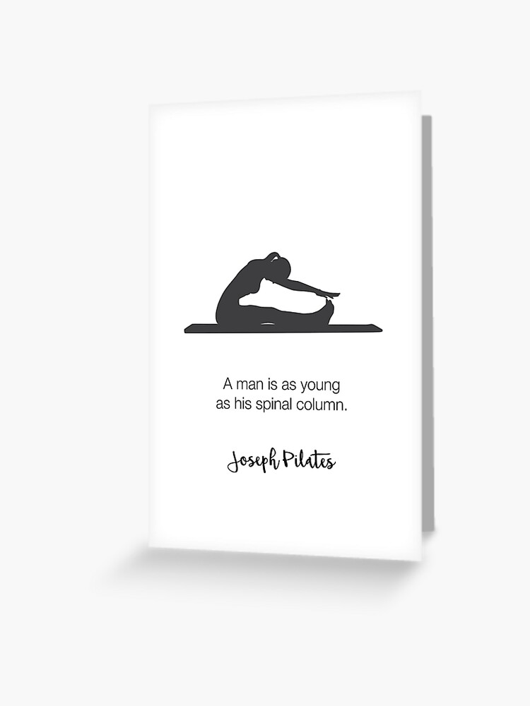 PILATES INSPIRATIONAL QUOTE Greeting Card for Sale by WArtdesign