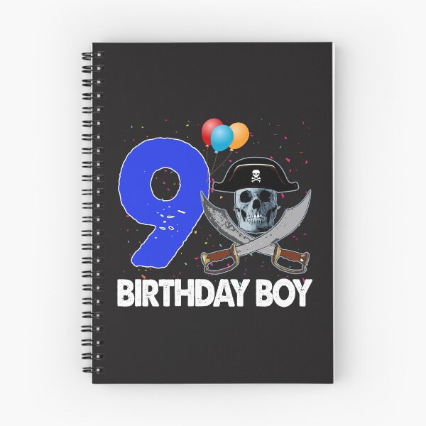 Item preview, Birthday Boy 9 Pirate designed and sold by Bendthetrend.