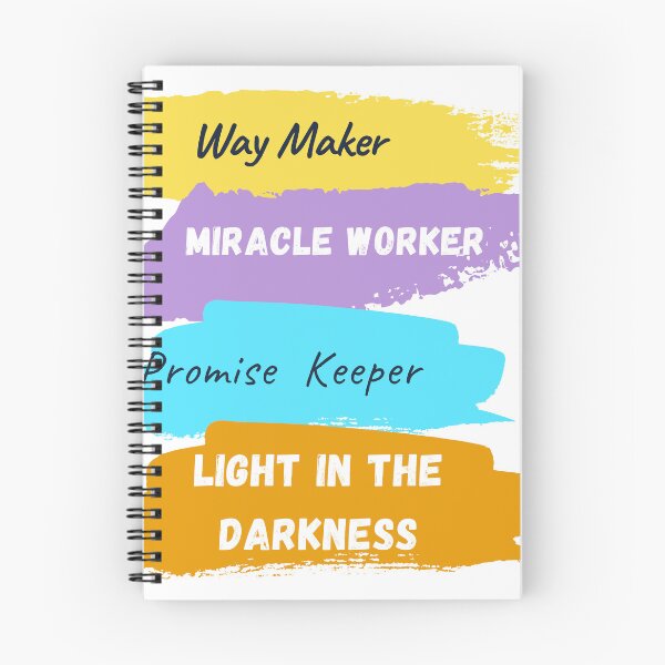 Item preview, Way Maker Miracle worker promise keeper Light in the darkness- Bible quote designed and sold by BronikowskiART.