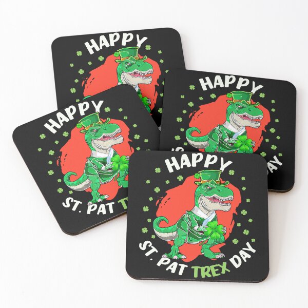 Item preview, Happy St Pat T-Rex Saint Patrick's Day Dinosaur Boys Kids T-Shirt designed and sold by stanton88.