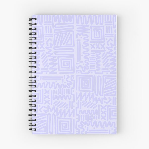Item preview, Purple Abstract Line Art Maze Pattern designed and sold by hannahvira.
